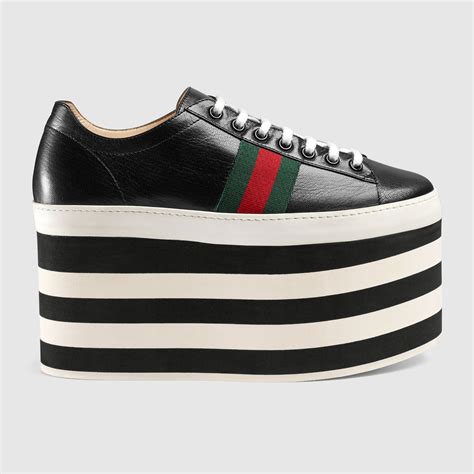 gucci inspired platform sneakers|platform gucci sneakers women.